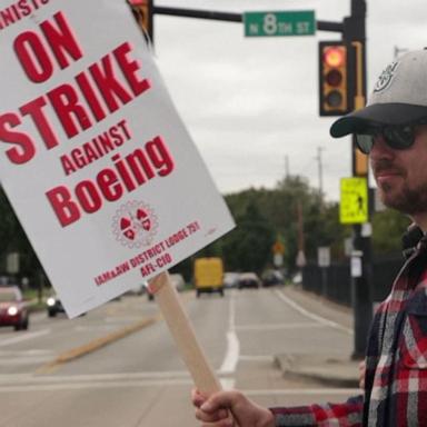 VIDEO: Boeing machinists go on strike for first time since 2008