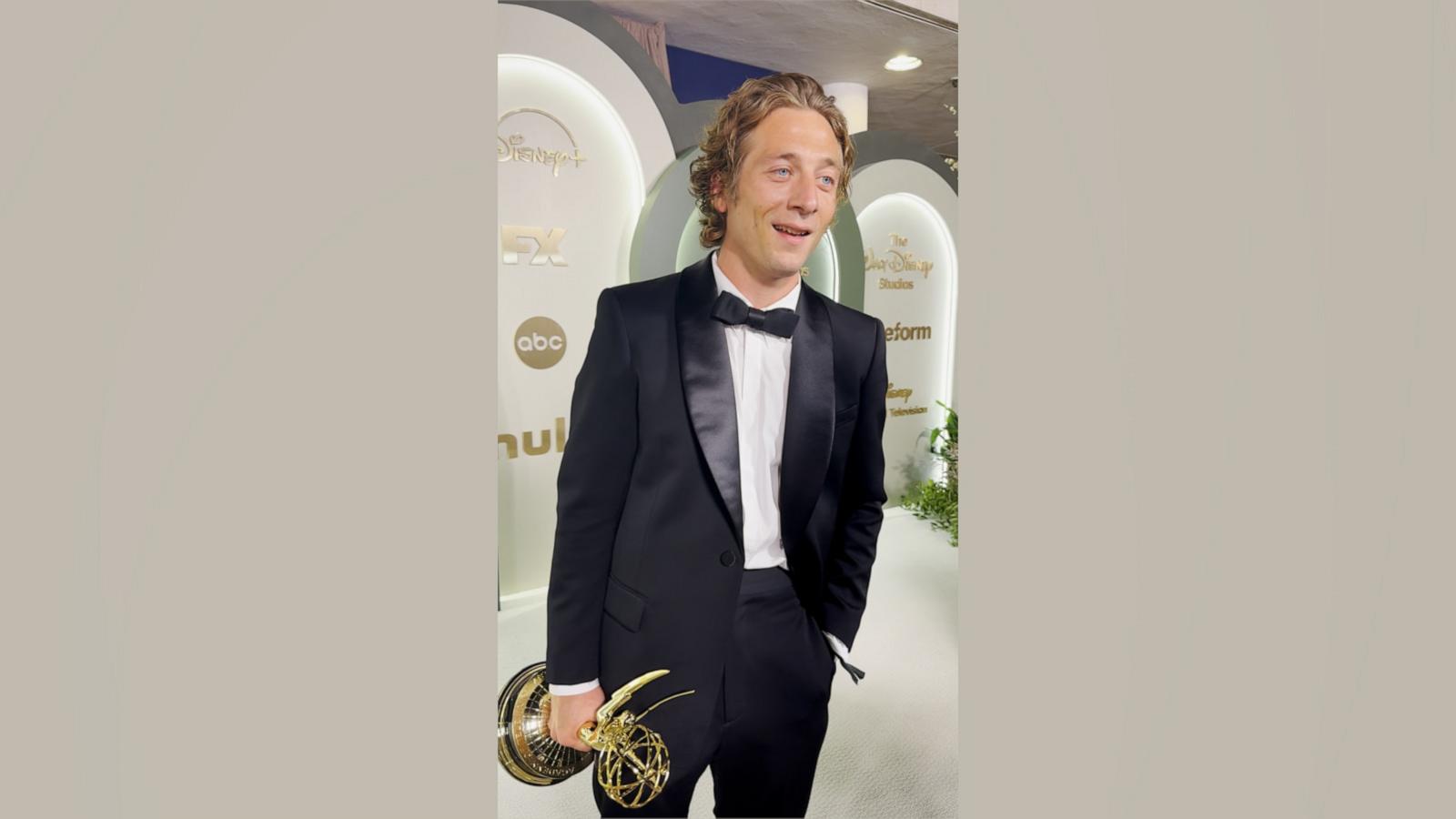 "This was us, kind of, all finding each other again for the first time in a while," White said after winning his second Emmy for outstanding lead actor in a comedy series.