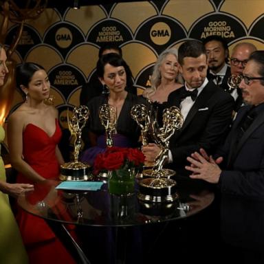 VIDEO: Backstage at the 76th Emmy Award winners