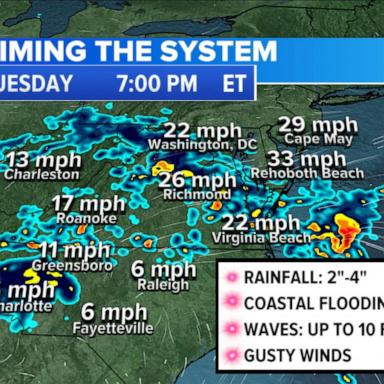 VIDEO: Tropical storm warning for the Carolinas