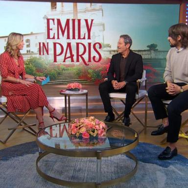 VIDEO: Lucas Bravo and Darren Star talk 'Emily in Paris'