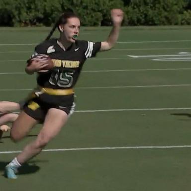 VIDEO: Flag football for girls recognized as school sport in Pennsylvania