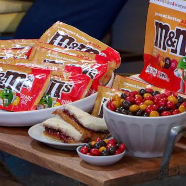 VIDEO: M&M's debut peanut butter and jelly flavor