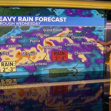 VIDEO: Drenching rain ahead for large part of US