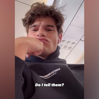 'Emily in Paris' star shares funny video of plane passenger watching his scene