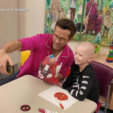 VIDEO: Ryan Reynolds gives superhero-sized surprise to boy with cancer