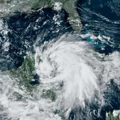 VIDEO: Helene expected to strengthen into hurricane before making landfall