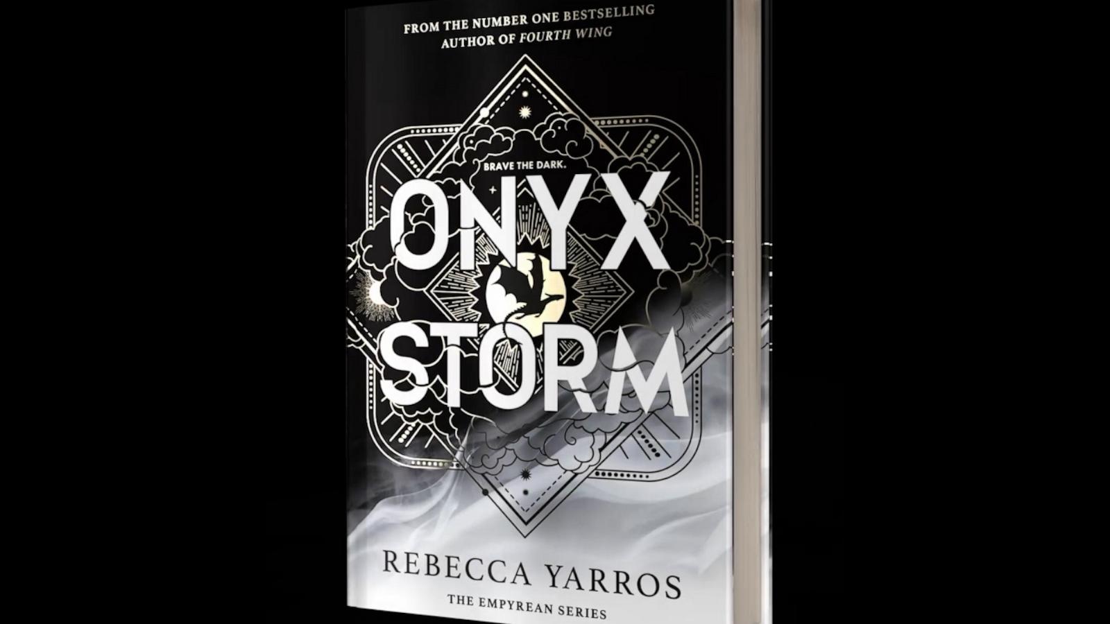 Listen to a blurb from the book 'Onyx Storm'