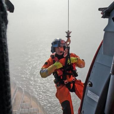 VIDEO: Coast Guard rescue boy experiencing medical emergency at sea