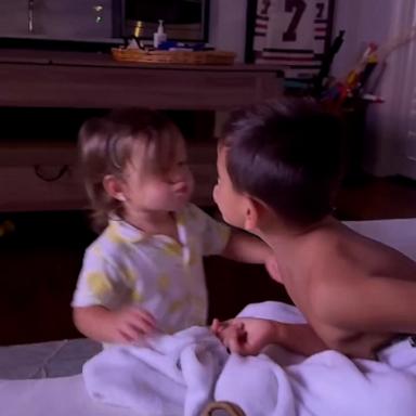 The story behind the viral videos of 4 brothers hyping up their baby sister