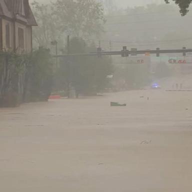 VIDEO: North Carolina first responders carry out dozens of rescues from flooding