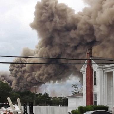 VIDEO: Fire at Georgia chemical plant causes evacuations