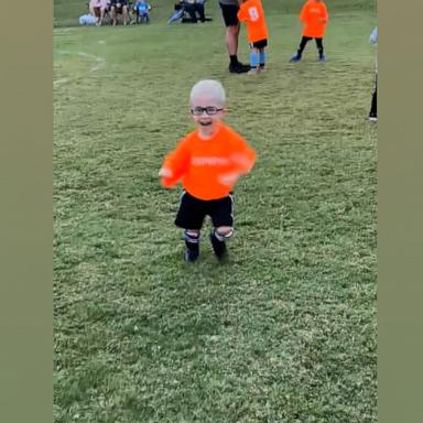 VIDEO: 3-year-old gives soccer a 2nd chance and has the best time 