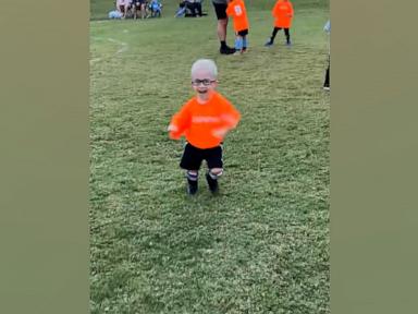 WATCH:  3-year-old gives soccer a 2nd chance and has the best time