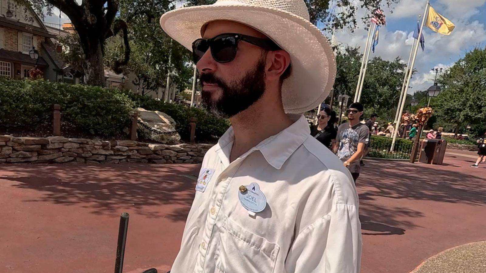 VIDEO: Meet the Walt Disney World custodian who brings magic to guests with their water art