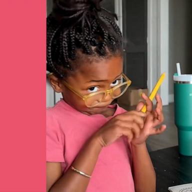 VIDEO: Little girl adorably hypes herself up for writing perfect B’s