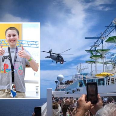 VIDEO: Cruise ship doctor reunites with boy whose life she saved