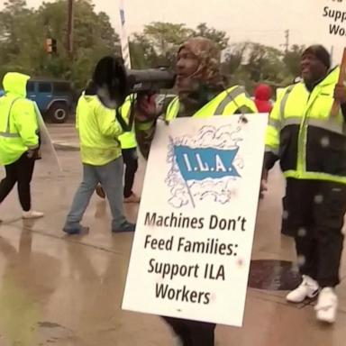 VIDEO: Dockworkers suspend strike until January