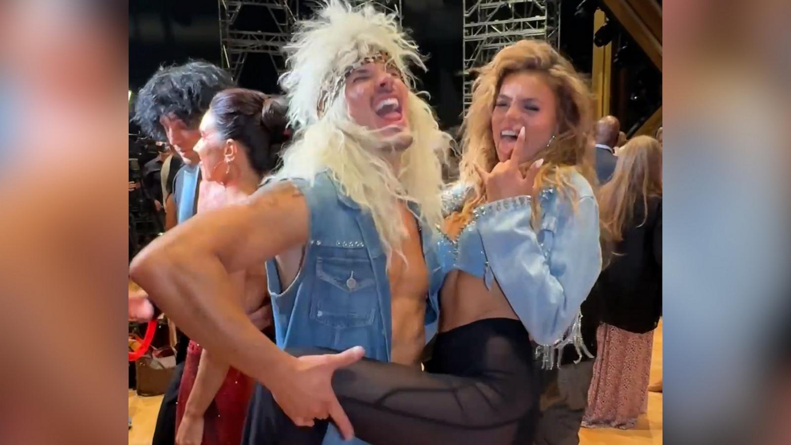 'Dancing with the Stars' cast channel their inner heavy metal rock sides