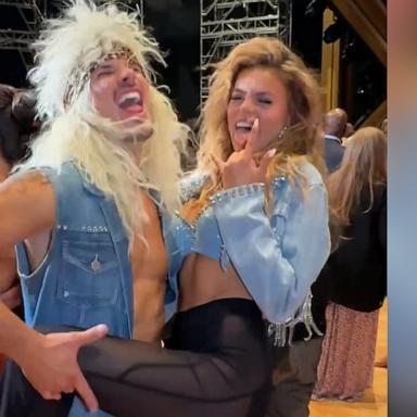 'Dancing with the Stars' cast channel their inner heavy metal rock sides