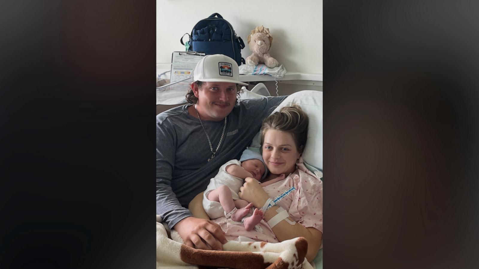 Kenzie Lewellen was trying to time her contractions as much as she could. Her boyfriend, Dewey Bennett III, was especially nervous because of his history with hurricanes.