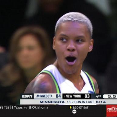 VIDEO: Lynx stun Liberty in an OT win in Game 1 of WNBA Finals