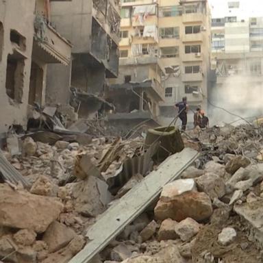 VIDEO: Israeli strikes hit central Beirut, killing 20