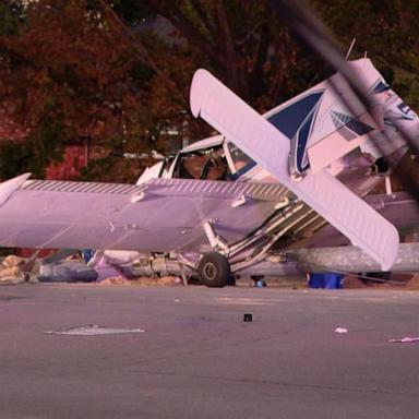 VIDEO: Small plane crashes onto busy street in Louisville