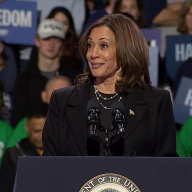 VIDEO: Harris fires up supporters in Pennsylvania