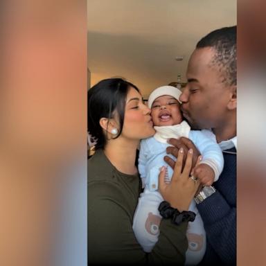 VIDEO: Watch how this baby reacts to his parents' kisses 