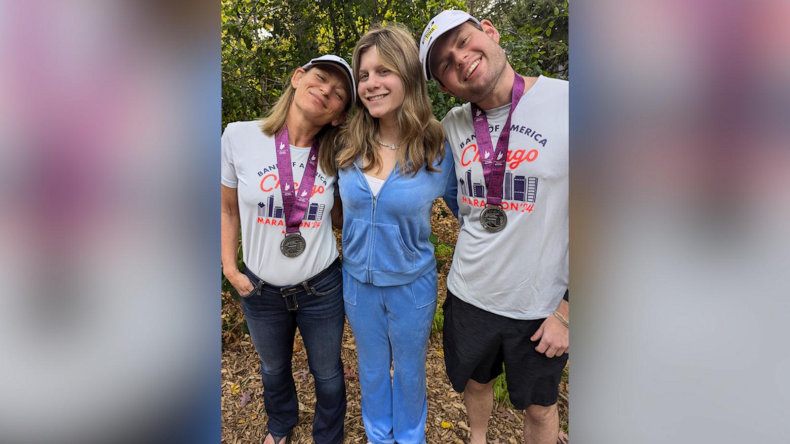 VIDEO: Mom and son run Chicago Marathon to honor trans youth