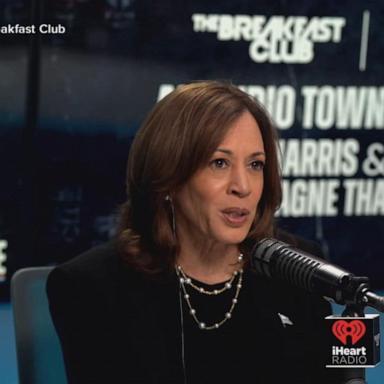 VIDEO: Harris appears on radio show to help shore up support from Black men