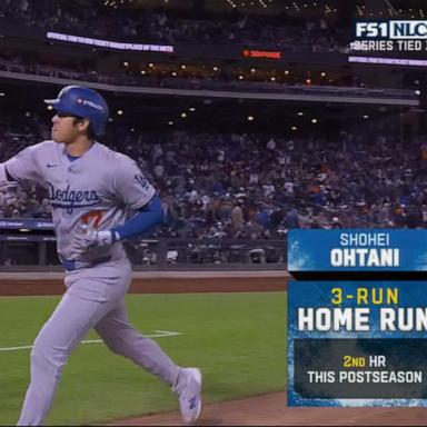 VIDEO: Dodgers beat Mets in Game 3 of NLCS playoffs