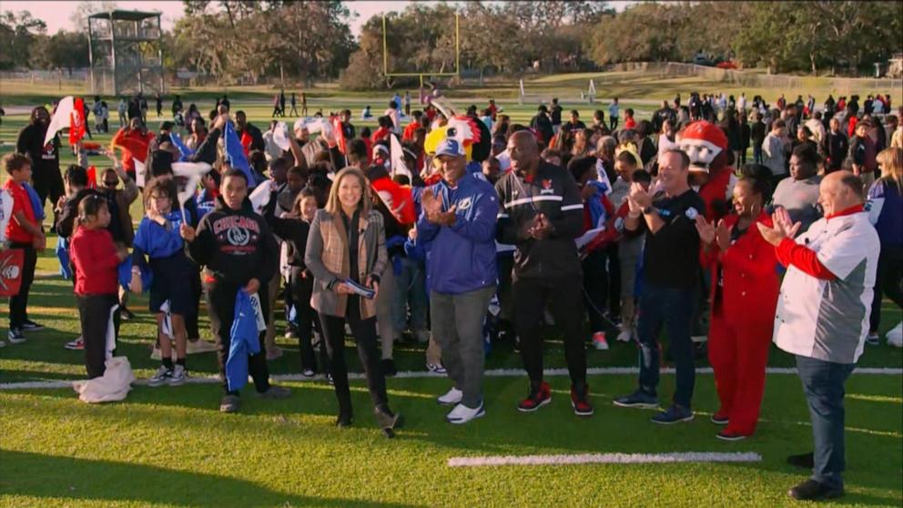 Community helps students return to school after hurricanes