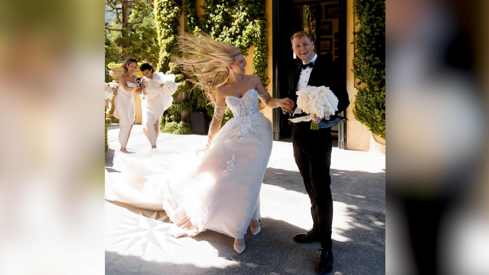 There were record winds on this couple’s wedding day and the photos are epic