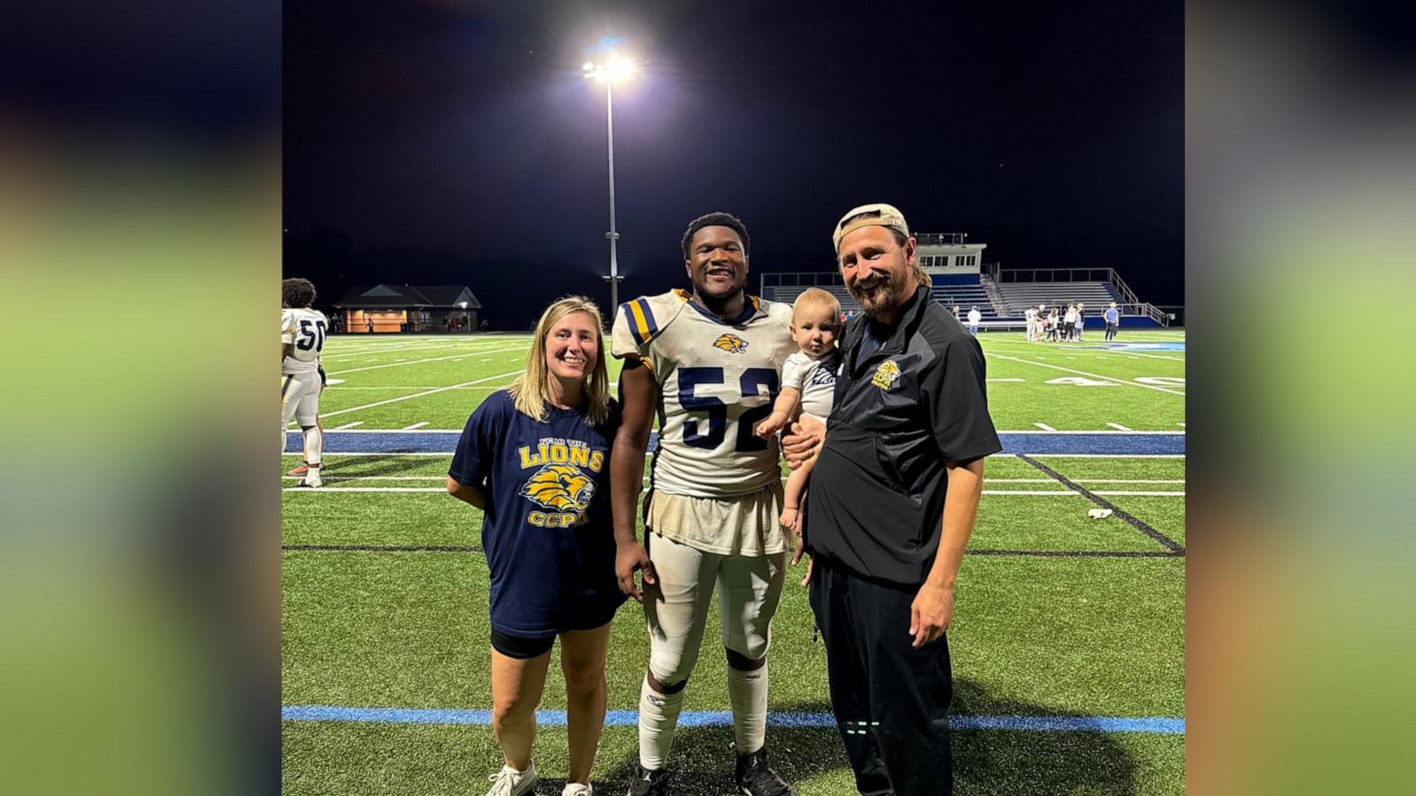 Pete lost his parents and sister in a brutally tough two years of his life. Then, his former teacher and current assistant football coach took him in so he "always has a spot to call home.”