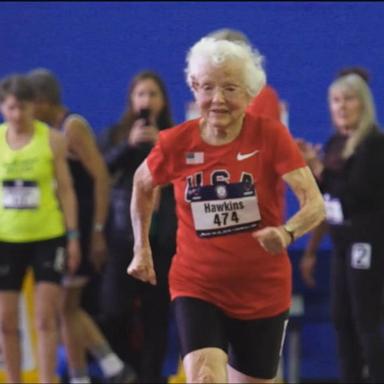 VIDEO: Gold medal-winning runner dies at 108