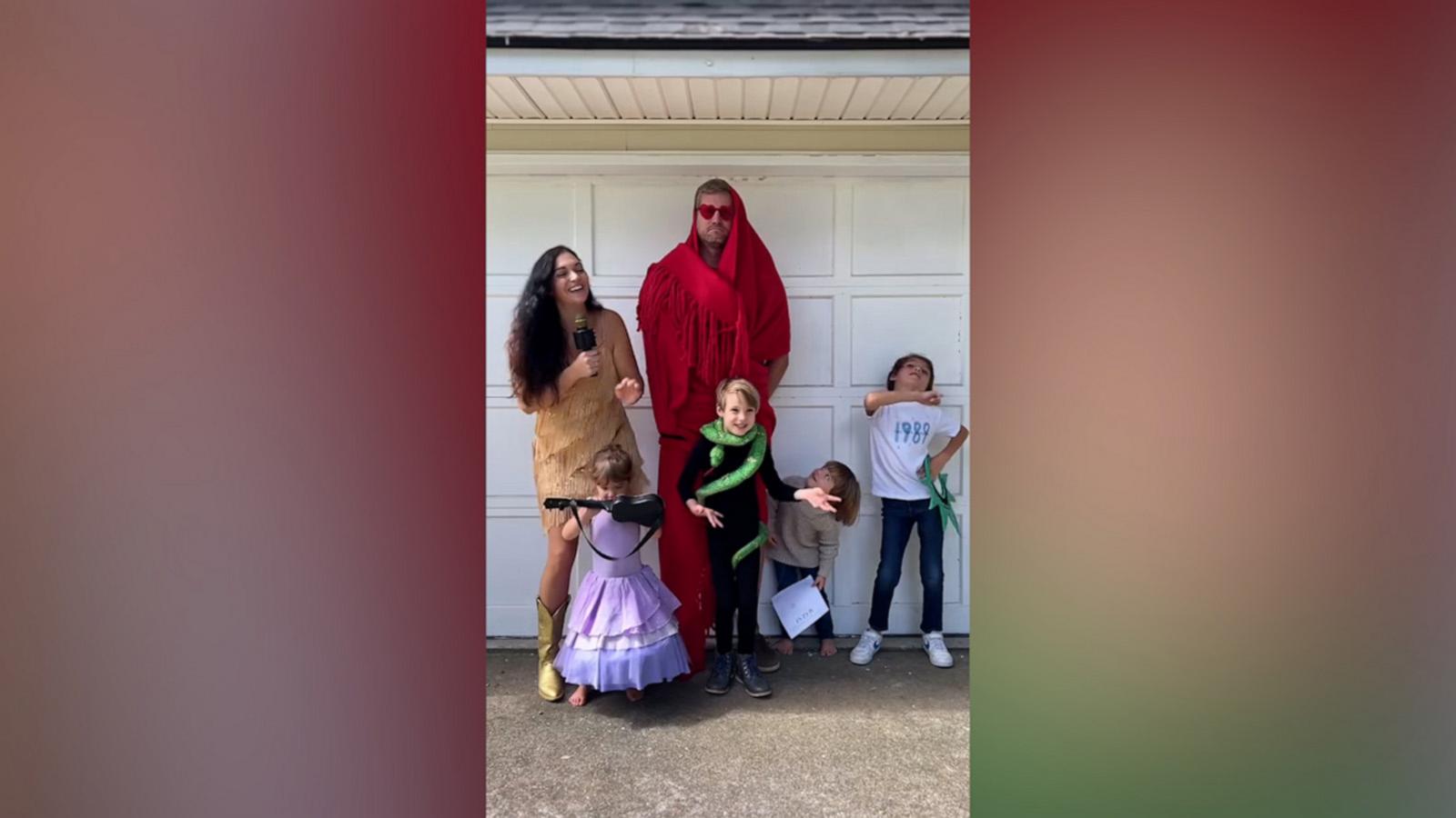 VIDEO: This family dressed as Taylor Swift's Eras Tour for Halloween