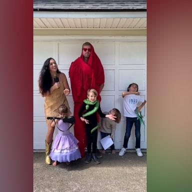 VIDEO: This family dressed as Taylor Swift's Eras Tour for Halloween 