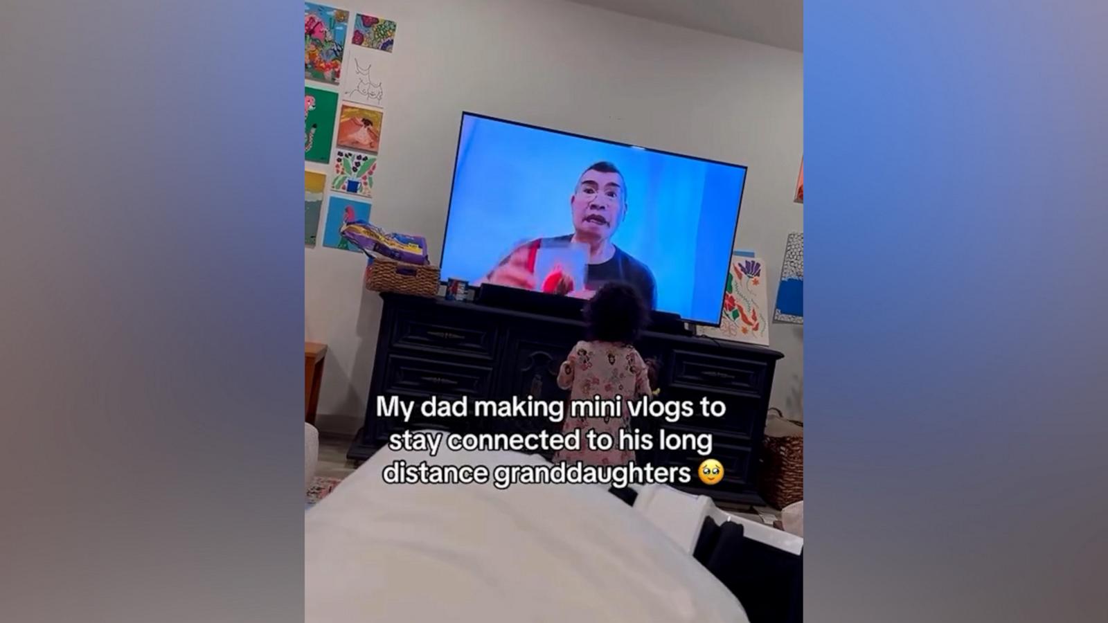 VIDEO: The sweet reason why this grandpa makes vlogs to stay connected with his grandkids