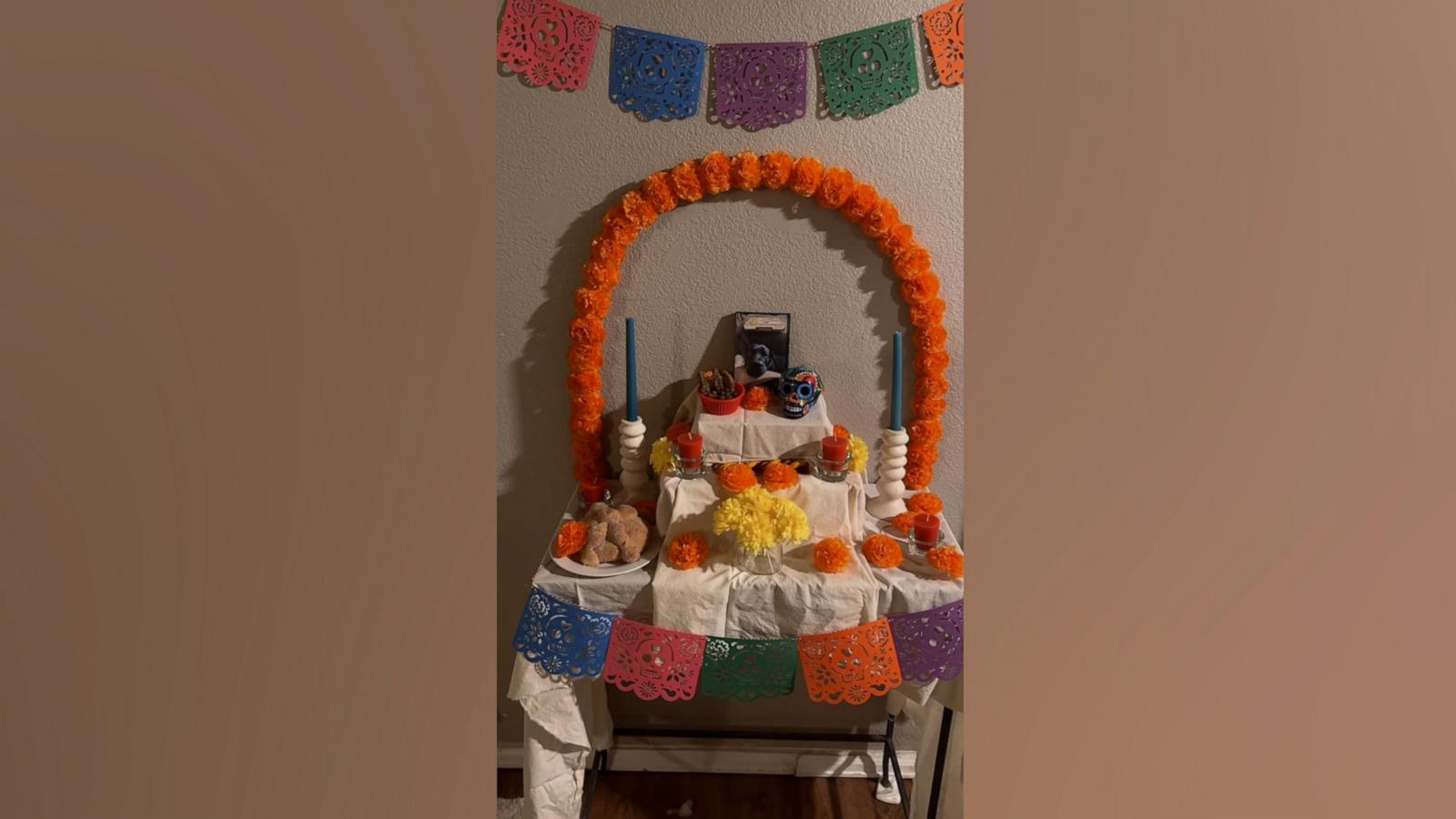 VIDEO: Family builds ofrenda for late dog, celebrate Dia de Los Muertos for the 1st time