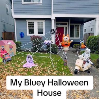 VIDEO: We are obsessed with this 'Bluey' themed Halloween house