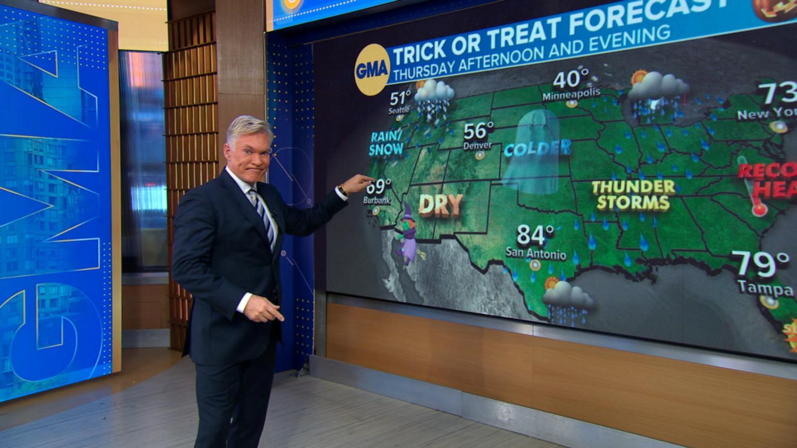 VIDEO: Halloween forecast across the US