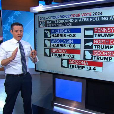 VIDEO: How Harris or Trump could win 270 electoral votes