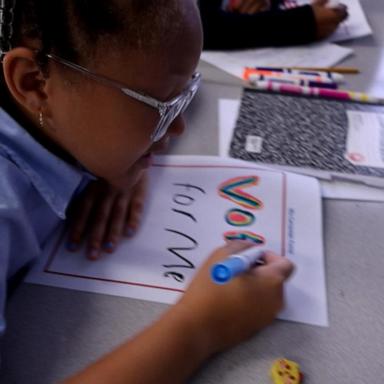 VIDEO: Brooklyn school girls inspired by Harris’ campaign 