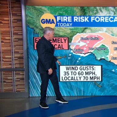 VIDEO: Windy, dry conditions create extreme fire danger in Southern California