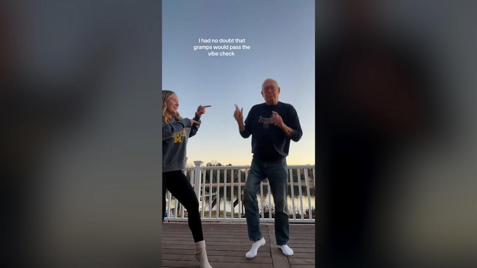 VIDEO: Will this 78-year-old grandpa pass the vibe check?