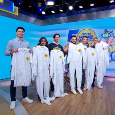 VIDEO: Babies born live on 'GMA' return to show