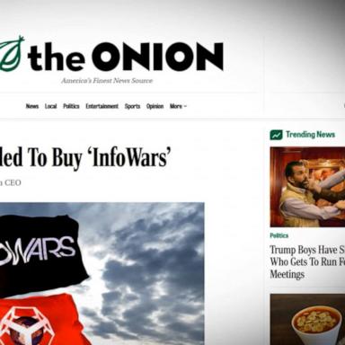 VIDEO: The Onion buys Infowars in bankruptcy auction