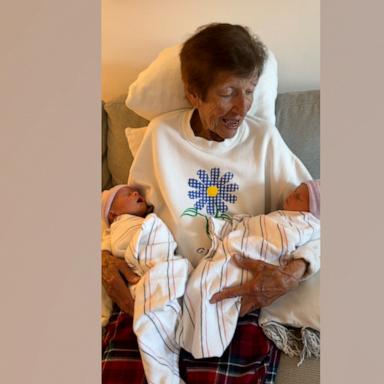 Alexa Caradimitropoulo says it was the most special thing in the world for her grandma to meet her new niece and nephew.